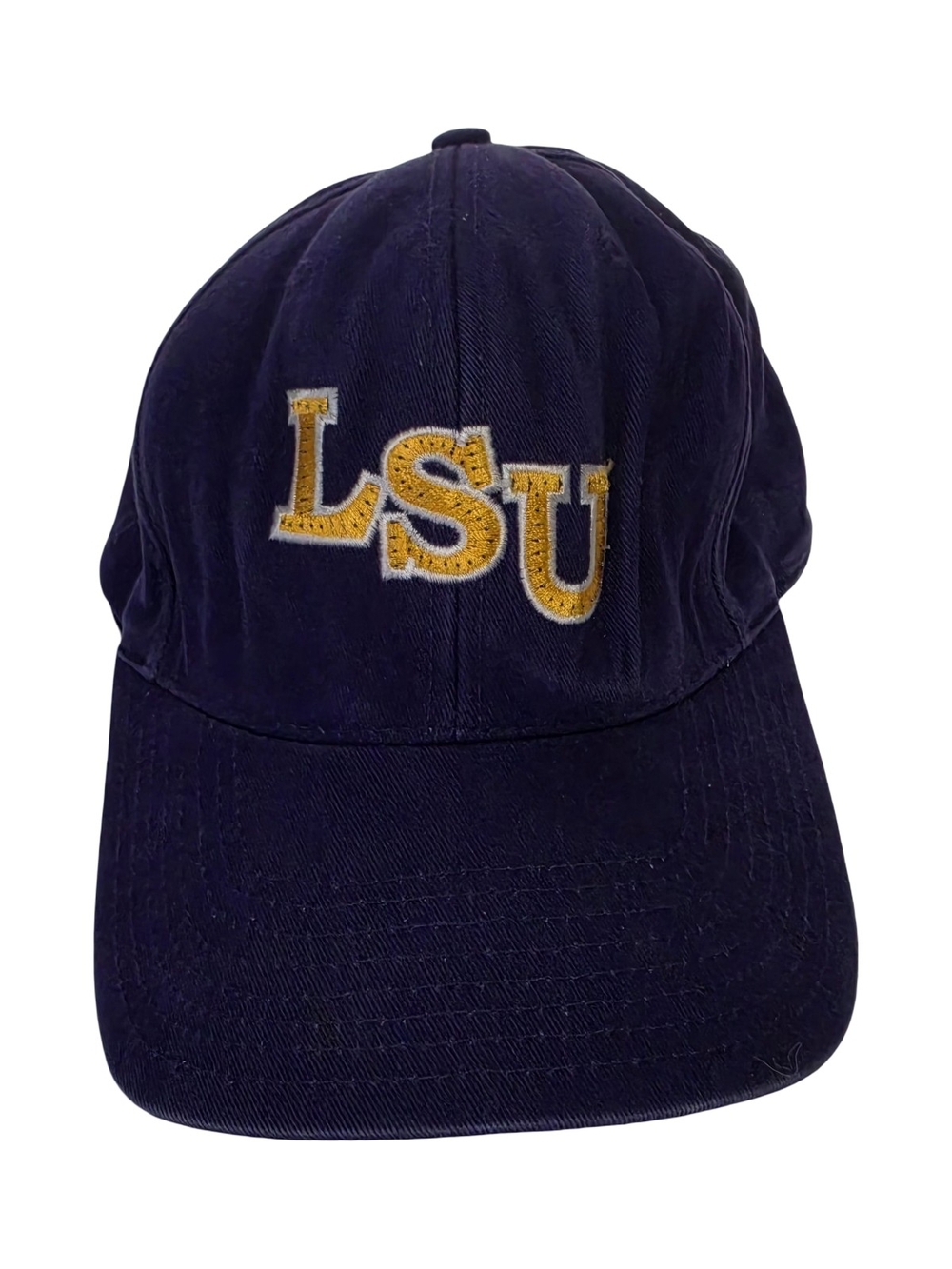 Vintage LSU Tigers Logo Athletic Light-Up BaseballCap Adjustable Purple NCAA Hat